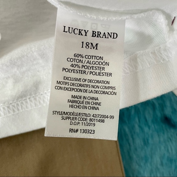 Lucky Brand Toddler Boy Outfit Size 18 Months - Picture 6 of 11